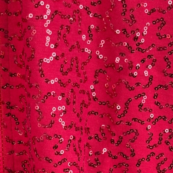 NWT Quacker Factory Long Sleeve Zipper Hoodie Sweater Jacket XL Red A203829 - Picture 4 of 8